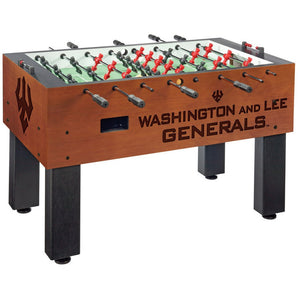 Washington and Lee Logo Foosball Table - Foosball Master