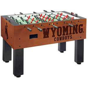 Wyoming Logo Foosball Table - Foosball Master